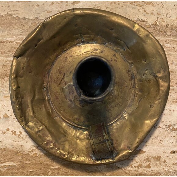 Rustic Vintage Metal Candle Holder With Handle - Picture 6 of 6